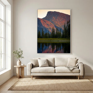 Sista ljuset vid Gørrtjerne | Hemsedal, Norge | Canvas