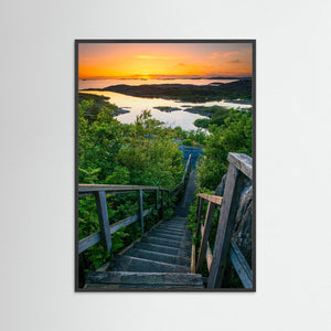 Solnedgång på Koön vid Marstrand – Fine Art Print från Bohuslän