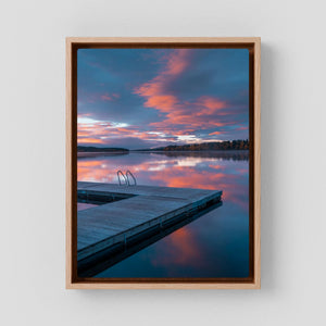 När himlen vaknar – Ljusnedalssjön, Härjedalen | Canvas