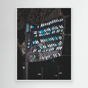 Saltholmen, Göteborg – Hamn och båtliv från ovan | Canvas