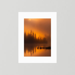 Gyllene morgon – Vannin, Hemsedal | Fine Art Print