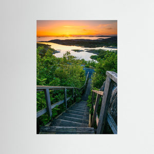 Solnedgång på Koön vid Marstrand – Fine Art Print från Bohuslän