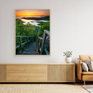 Solnedgång på Koön vid Marstrand – Canvas från Bohuslän
