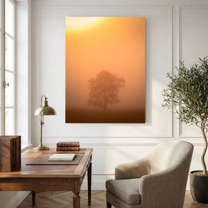 Ensam i morgondimman – Hemsedal, Norge | Canvas