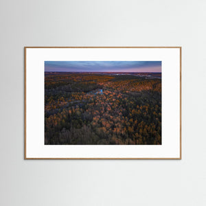 Änggårdsbergen i kvällsljus | Fine Art Print Göteborg