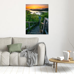 Solnedgång på Koön vid Marstrand – Canvas från Bohuslän