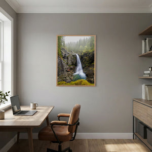 I regnets skugga – Trøymsånefossen, Hemsedal | Fine Art Print