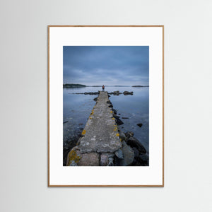 Vid bryggans slut i Brottkärr | Fine Art Print från Göteborg