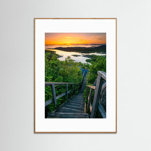 Solnedgång på Koön vid Marstrand – Fine Art Print från Bohuslän