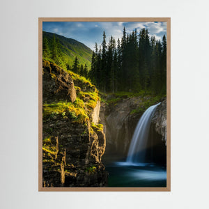 Rjukandefossen i kvällsljus | Hemsedal, Norge | Fine Art Print