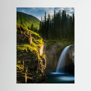 Rjukandefossen i kvällsljus | Hemsedal, Norge | Fine Art Print