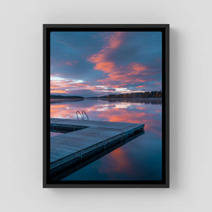 När himlen vaknar – Ljusnedalssjön, Härjedalen | Canvas
