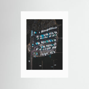 Saltholmen, Göteborg – Hamn och båtliv från ovan | Fine Art Print
