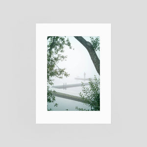 Stillhet i dimman - Stensjön, Mölndal | Fine Art Print