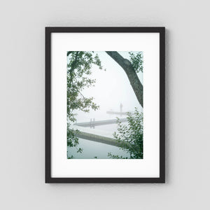 Stillhet i dimman - Stensjön, Mölndal | Fine Art Print