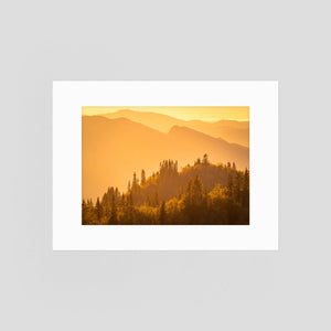 Gyllene kvällsljus - Hemsedal, Norge | Fine Art Print