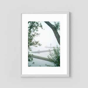 Stillhet i dimman - Stensjön, Mölndal | Fine Art Print