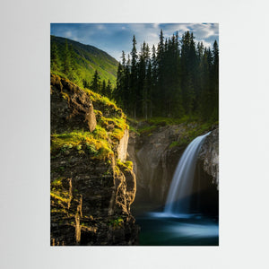 Rjukandefossen i kvällsljus | Hemsedal, Norge | Canvas