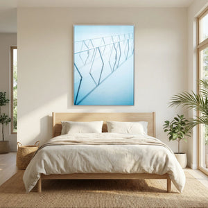 Linjer i stillhet - Sisjön, Mölndal | Canvas