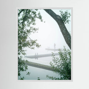 Stillhet i dimman - Stensjön, Mölndal | Fine Art Print