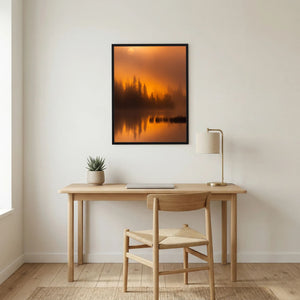 Gyllene morgon – Vannin, Hemsedal | Fine Art Print