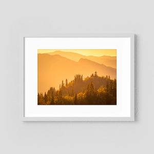 Gyllene kvällsljus - Hemsedal, Norge | Fine Art Print