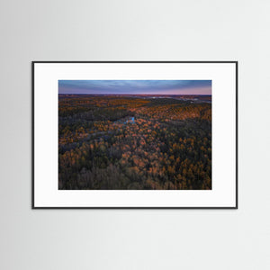 Änggårdsbergen i kvällsljus | Fine Art Print Göteborg
