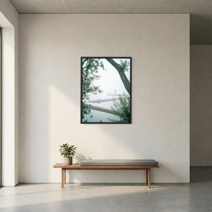 Stillhet i dimman - Stensjön, Mölndal | Fine Art Print