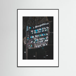 Saltholmen, Göteborg – Hamn och båtliv från ovan | Fine Art Print