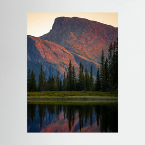 Sista ljuset vid Gørrtjerne | Hemsedal, Norge | Canvas