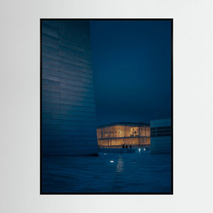 Blå timmen - Operahuset i Oslo | Canvas
