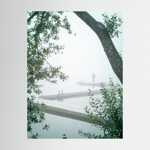Stillhet i dimman - Stensjön, Mölndal | Fine Art Print