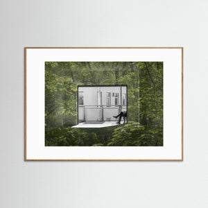 Mellan verkligheter – Kvarnbyn möter Strömparken, Mölndal | Fine Art Print
