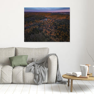 Änggårdsbergen i kvällsljus | Canvas Göteborg