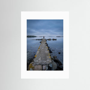 Vid bryggans slut i Brottkärr | Fine Art Print från Göteborg