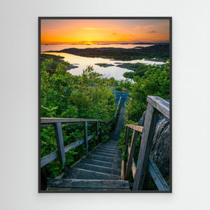 Solnedgång på Koön vid Marstrand – Canvas från Bohuslän