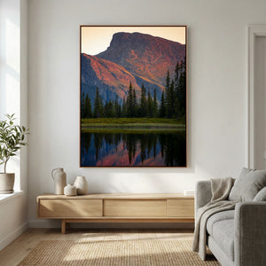Sista ljuset vid Gørrtjerne | Hemsedal, Norge | Canvas