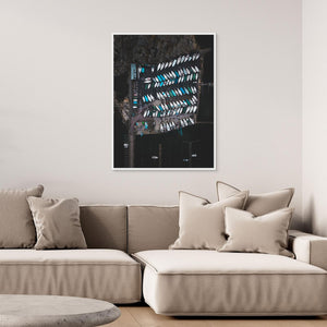 Saltholmen, Göteborg – Hamn och båtliv från ovan | Canvas