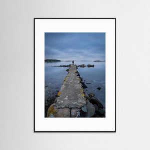 Vid bryggans slut i Brottkärr | Fine Art Print från Göteborg