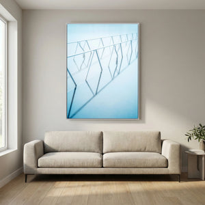 Linjer i stillhet - Sisjön, Mölndal | Canvas