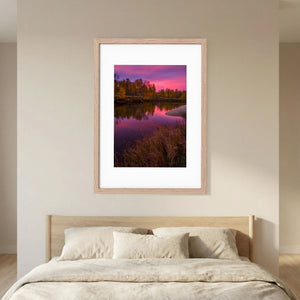 Gryningens färger - Ljusnan, Härjedalen | Fine Art Print