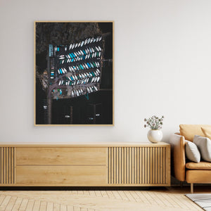 Saltholmen, Göteborg – Hamn och båtliv från ovan | Canvas