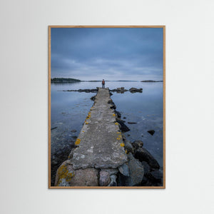 Vid bryggans slut i Brottkärr | Fine Art Print från Göteborg