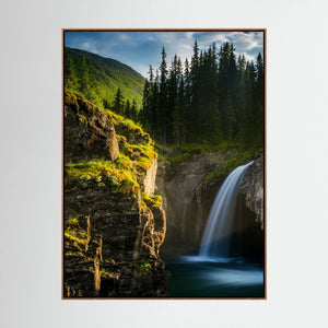 Rjukandefossen i kvällsljus | Hemsedal, Norge | Canvas