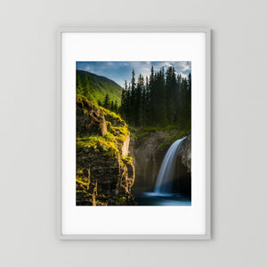 Rjukandefossen i kvällsljus | Hemsedal, Norge | Fine Art Print