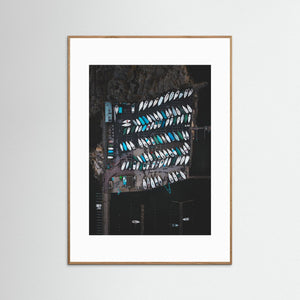 Saltholmen, Göteborg – Hamn och båtliv från ovan | Fine Art Print