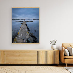 Vid bryggans slut i Brottkärr | Canvas från Göteborg