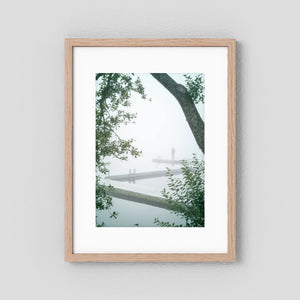 Stillhet i dimman - Stensjön, Mölndal | Fine Art Print