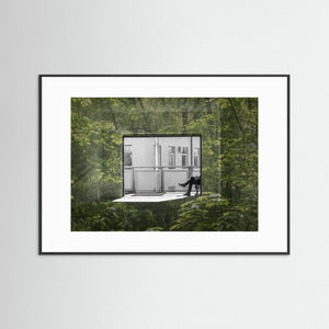 Mellan verkligheter – Kvarnbyn möter Strömparken, Mölndal | Fine Art Print