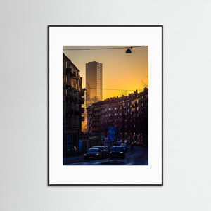 Göteborg – Olskroken i kvällsljus mot Gårda | Fine Art Print